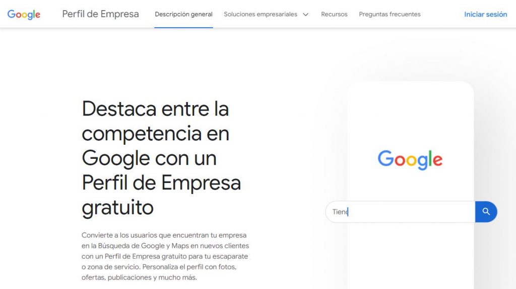 ¿Qué es el Perfil de Empresa en Google?